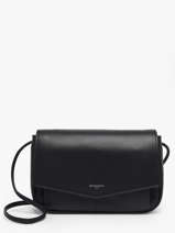 Sac Bandouli�re Charlotte Cuir Le tanneur Noir charlotte TOTT3C01