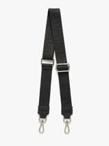 Shoulder Strap Milano Black caviar CA25SSAB