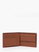 Leather Charles Wallet Le tanneur Brown charles TCHA3350-vue-porte