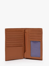 Portefeuille L Vertical Zipp Charles Cuir Le tanneur Marron charles TCHA3312-vue-porte