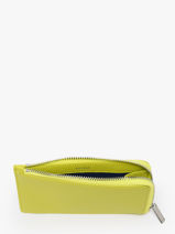 Leather Emilie Card Holder Le tanneur Yellow emily TEMI3553-vue-porte