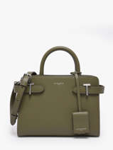 Small Leather Emilie Handbag Le tanneur Green emily PB328670