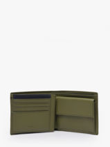 Leather Wallet Martin Le tanneur Green martin TMIN3350-vue-porte