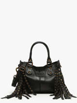 Shoulder Bag Dakota Eyelet Leather Basilic pepper Black dakota eyelet BDAE72