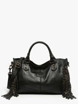 Sac  Main Dakota Eyelet Cuir Basilic pepper Noir dakota eyelet BDAE22