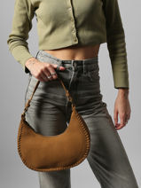 Shoulder Bag Lace Miniprix Brown lace 88132-vue-porte