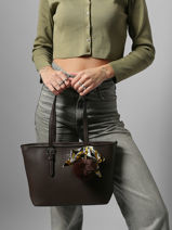 Shoulder Bag Grained Miniprix Brown grained F2531-vue-porte