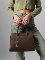 Sac Port Main Argile Miniprix Marron argile R1973-vue-porte