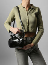 Sac Bandoulire London Miniprix Noir london A9126-vue-porte