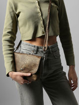 Sac Bandoulire Snake Miniprix Marron snake 19645-vue-porte
