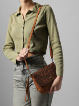 Crossbody Bag Leopard Miniprix Brown leopard 19623-vue-porte