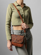 Crossbody Bag Leopard Miniprix Red leopard 19623-vue-porte