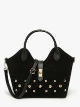 Sac  Main Velvet Studs Milano Noir velvet studs VS25092