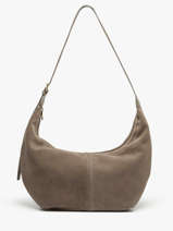 Shoulder Bag Velvet Caviar Leather Milano Beige velvet caviar VC25091
