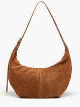 Shoulder Bag Velvet Caviar Milano Brown velvet caviar VC25091