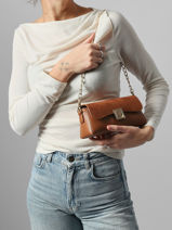 Crossbody Bag Evissa Valentino Brown evissa VBS9009C-vue-porte