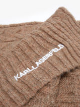 Scarf K Essential Karl lagerfeld Brown k essential A4W33029-vue-porte