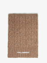 Scarf K Essential Karl lagerfeld Brown k essential A4W33029