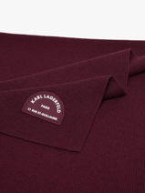 �charpe Rue St Guillaume Karl lagerfeld Violet rsg A4W33113-vue-porte