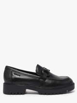 Moccasins In Leather Tamaris Black women 45