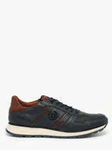 Sneakers Ivo In Leather Bugatti Blue men 41004100