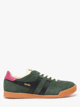 Sneakers Elan In Leather Gola Green women CLB538