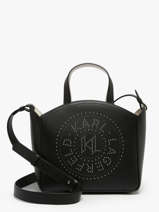 Sac  Main K Circle Studs Cuir Karl lagerfeld Noir k circle A4W30070