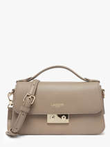 Crossbody Bag Champs Elysee Leather Lacoste Beige champs elysee NF5099PH