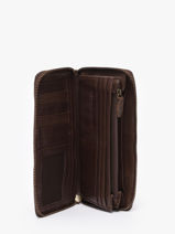 Portefeuille Heritage Cuir Biba Marron heritage BT10-vue-porte