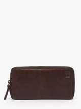 Wallet Leather Biba Brown heritage BT10