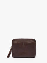 Leather Texas Coin Purse Biba Brown heritage BT11