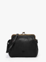 Cross Body Tas Heritage Leather Biba Black heritage BT22