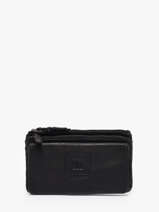 Portefeuille Cuir Biba Noir heritage BT34