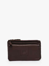 Wallet Leather Biba Brown heritage BT34