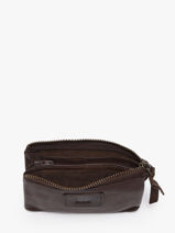 Porte-monnaie Heritage Cuir Biba Marron heritage BT35-vue-porte