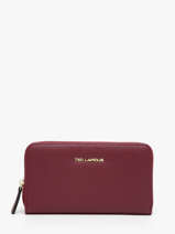Wallet Ted lapidus Violet jara TLMQ1501