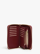 Coin Purse Ted lapidus Violet jara TLMQ1503-vue-porte