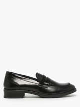 Moccasins Harvard In Leather Dorking Black women D8710