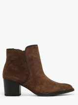 Bottines  Talon En Cuir Gabor Marron women 41