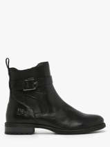 Tamaris Enkellaarsje 1-25358-41 - Echt Leder Met Antislip Zool En Verstelbare Hak