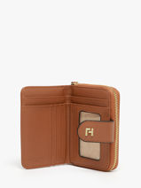 Wallet Ted lapidus Brown jara TLMQ1509-vue-porte