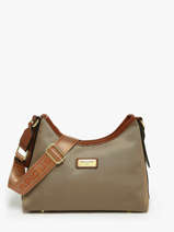 Sac Bandoulire Jamie Nylon Ted lapidus Beige jamie DU43504