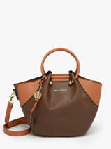 Sac Bandoulire Gretel Ted lapidus Marron gretel TLAU8931
