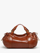 Sac Port paule Premium Cuir Gerard darel Marron premium DCS01419