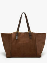 Sac Port paule Folk Light Cuir Gerard darel Marron folk light DCS45405