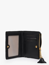 Portefeuille June Matelass Laurent david Noir ld wallets 16-vue-porte