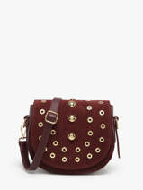 Sac Bandouli�re Velvet Studs Milano Rouge velvet studs VS25093