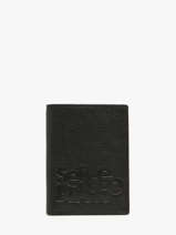 Card Holder Leather Serge blanco Black baltimore BAL21056
