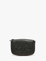 Coin Purse Leather Serge blanco Black baltimore BAL21071
