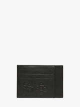 Porte-cartes Cuir Serge blanco Noir baltimore BAL21110